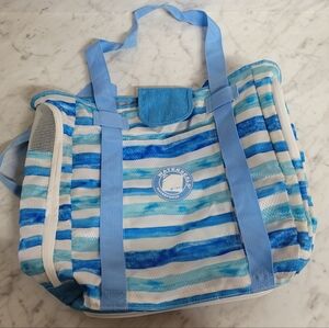 Waterseals Waterproof Beach Tote in Blue Stripe